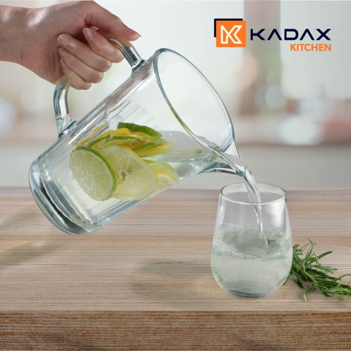 SKLENENÝ Džbán NA VODU LIMONÁDOVÝ ŠŤAV 1,2L