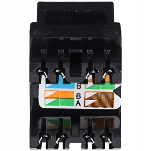 Keystone LAN RJ-45 CAT.6 modul, čierny