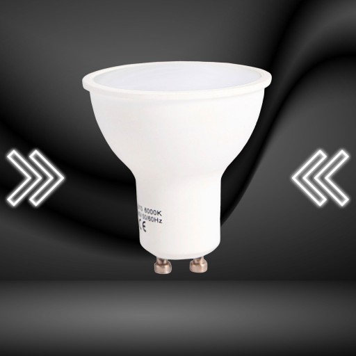 GU10 LED ŽIAROVKA 3W = 25W TEPLÁ FARBA 3000K DO SPÁLNE, OBÝVAČKY, EFEKTÍVNA