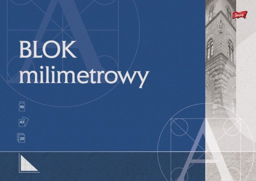 A3 milimetrový blok 20 listov Unipap