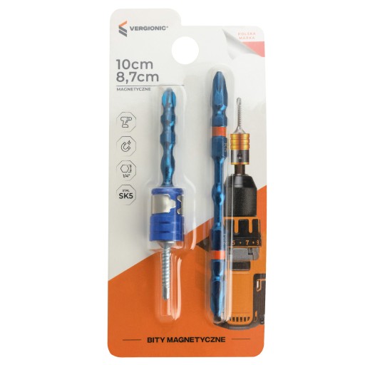 BIT Magnetické bity s dorazom PH2, 2 kusy