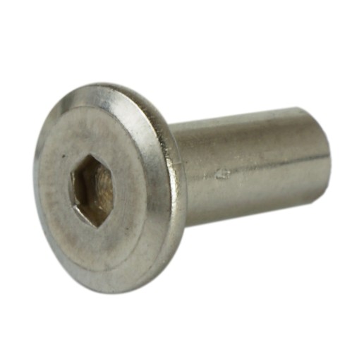Spojovacia matica, typ Ericson, nehrdzavejúca oceľ, plochá hlava M5 x 12 mm