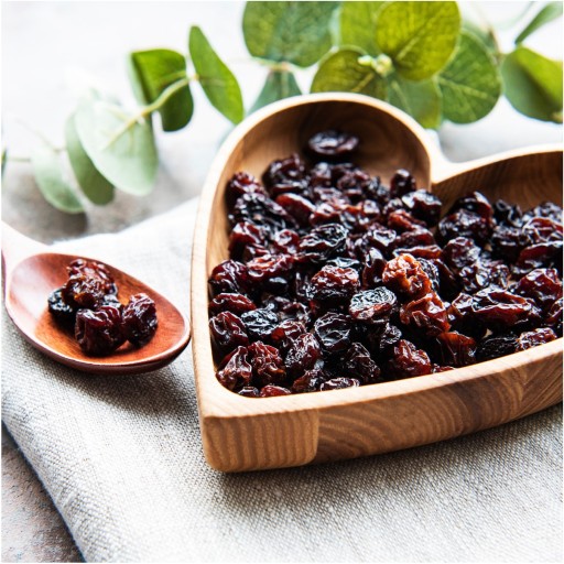 RAISINS Dark CIMSON JUMBO 500g HiFOOD veľké, nesírené