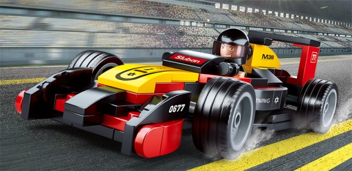 SLUBAN BLOCKS GOKART RACING AUTA FORMULE 1 F1