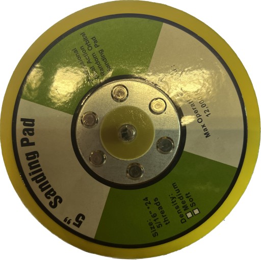 BRÚSNY DISK NA VELCRO BEZ OTVOROV 125MM