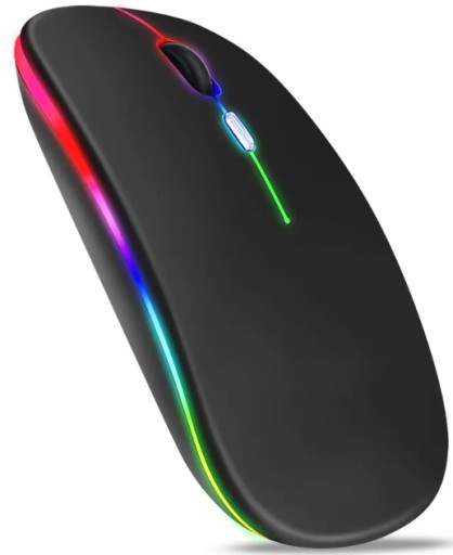 Bezdrôtová bluetooth optická myš RGB
