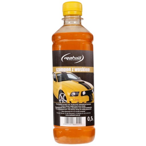 ŠAMPÓN S VOSKOM odstraňuje ťažké nečistoty 0,5L