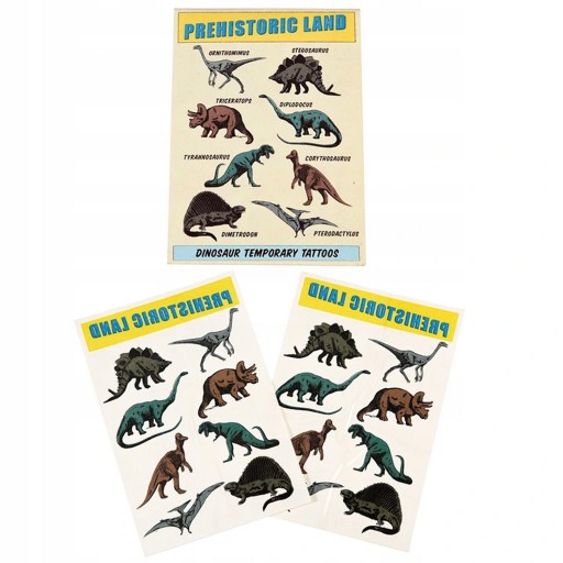 Rex London Umývateľné tetovanie pre deti Dinosaury
