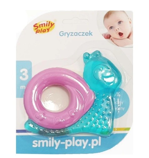 SMILY PLAY Hryzátko pre bábätká Slimák