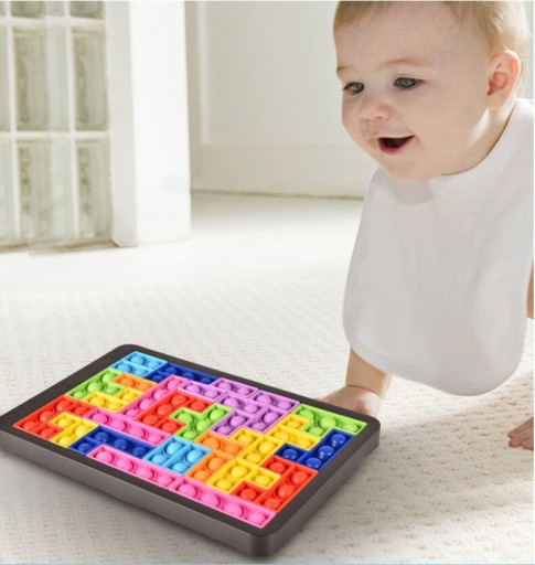 HRAČKA TETRIS POP IT BUBLINY 3V1