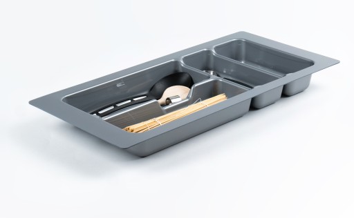 ORGANIZÁTOR NA PRÍBORY DO ZÁSUVKY 30cm SIVÁ