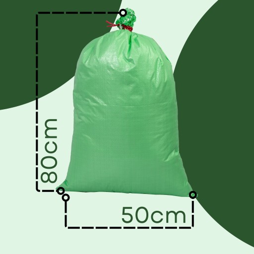 VRECKO NA UHLÍNIE, SÚŤ, 50X80, s uťahovákom