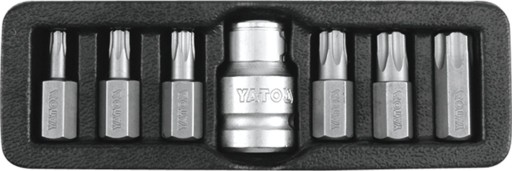 YT-0416 TORX BEZPEČNOSTNÉ SKRUTKOVACIE HROTY, T25-T55, 7 KS YATO