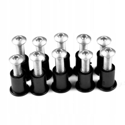 Hliníkové skrutky na kapotáž okien M5 x 15 mm