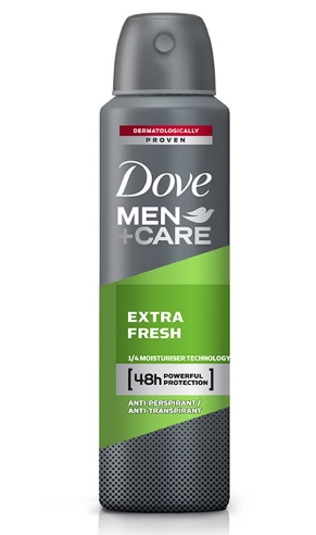 Dove antiperspirant v spreji pre mužov Extra Fresh 150ml