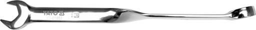KOMBINOVANÝ KĽÚČ SKRÚBENÝ, UHLÍKOVÁ OCEL, 13MM