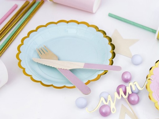 MINT papierové taniere 18 cm, 6 ks, pre ročné bábätko