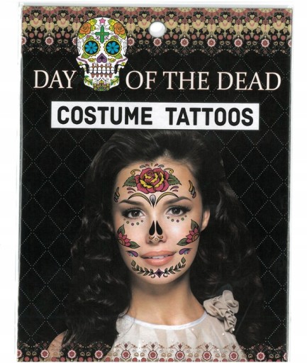 HALLOWEENSKÉ TETOVANIE UMÝVAJÚCOU VODOU RÔZNE VZORKY