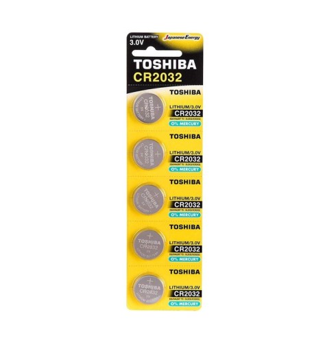 TOSHIBA CR2032 LÍTIOVÁ BATÉRIA 5 KS