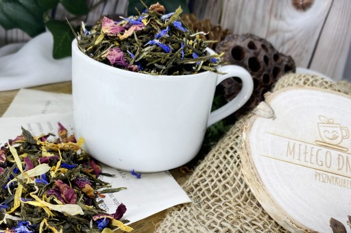 Zelený čaj ako DARČEK ku Dňu matiek pre MATKU 50g Earl Grey Rainbow