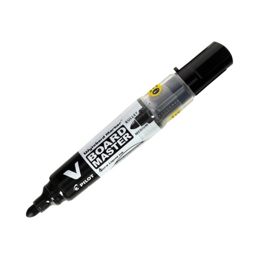 ZNAČOVAČ ZA SUCHA Pilot V Board Master, okrúhly hrot, 6 mm, ČIERNA