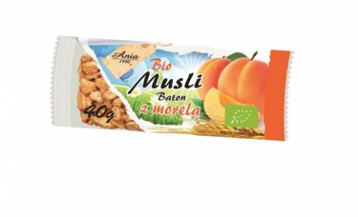 Bio müsli tyčinka s marhuľou 40 g Bio Ania