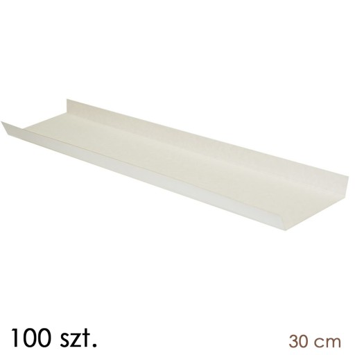 Podnosy na kastról 30 x 8 x 2 cm 100 ks podložiek na kastról