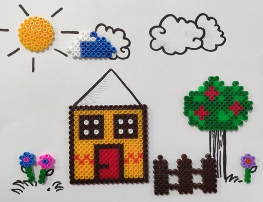 Hama MIDI Beads 1000 Beads 207-03 Žltá