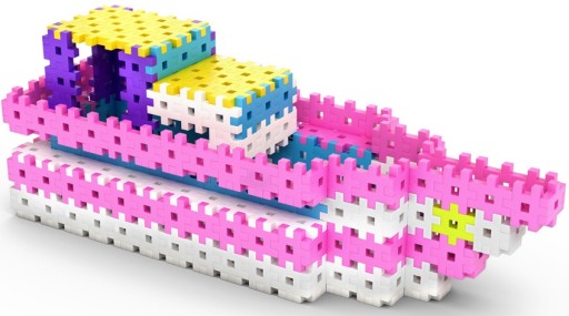 Stavebné bloky MELI Basic Classic Pink 50