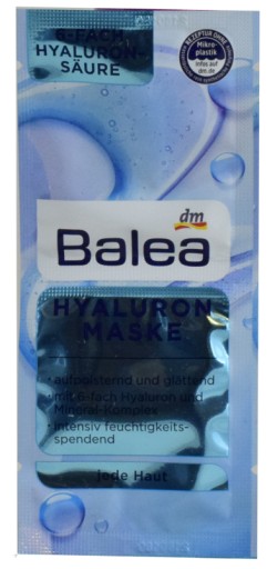 Balea hyalurónová maska 2x8 ml