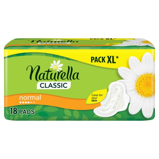 Naturella Classic Normal s krídlami 18 ks.