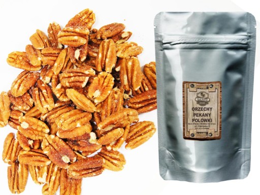 Pekanové orechy 200 g Veľké pekanové orechy, jemne osolené