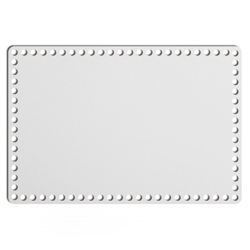 biely základný košík dno 25x37cm HDF obdĺžnik