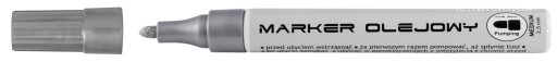TOMA OIL MARKER 420 Round Silver