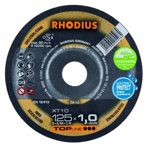 Rhodius 206163 kovový kotúč 125x22,2mm