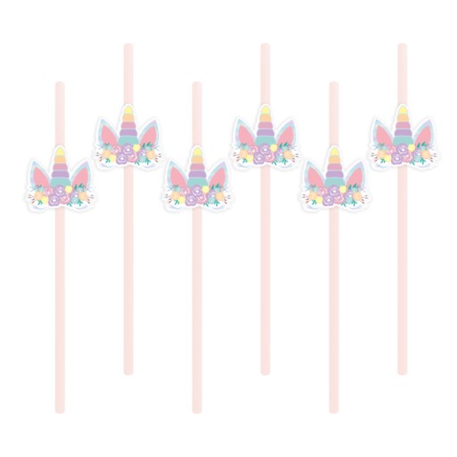 Papierové narodeninové slamky UNICORN unicorn PP