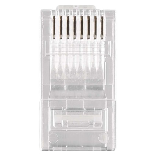 Zástrčka RJ45, zástrčky LAN, sieťový internetový terminál UTP 5e - 20 ks