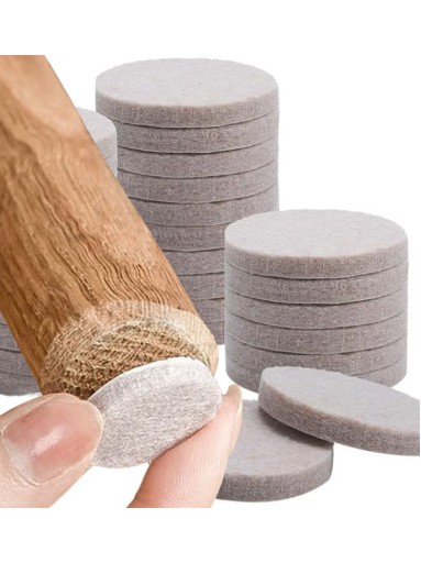 PLSTENÉ PODLOŽKY PRE NÁBYTkové STOLIČKY, SAMOLEPIACE, PROTIŠMYKOVÉ, HRUBÉ x 32