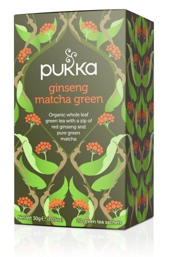 Pukka BIO zelený čaj Ginseng Matcha Green 20t