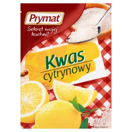 PRYMAT KYSELINA CITRÓNOVÁ 20G