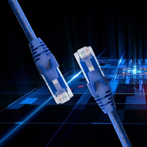 Sieťový kábel LAN INTERNET Patchcord UTP CAT6 2xRJ-45 1m Speed Gold