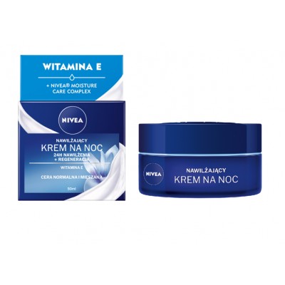 NIVEA Nočný krém pre normálnu a zmiešanú pleť
