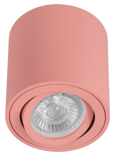 Prisadené bodové stropné LED svietidlo Halogen Tube GU10, ružové