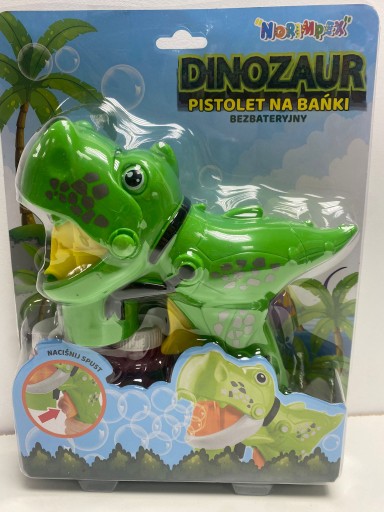 Manuálna bublinková pištoľ na dinosaury