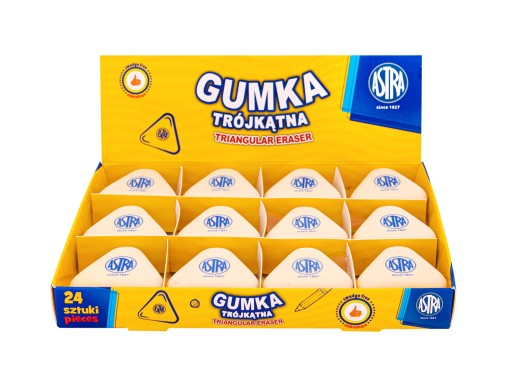 Trojuholníková guma Astra