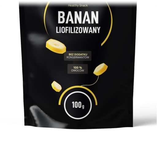 Mrazom sušené banánové plátky 100g HiFOOD Natural