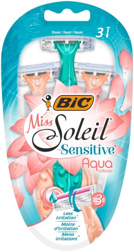 Holiaci strojček Bic Miss Soleil 3 Sensitive 3x