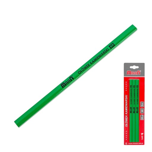 Kamenárska ceruzka 24cm blister 3 ks