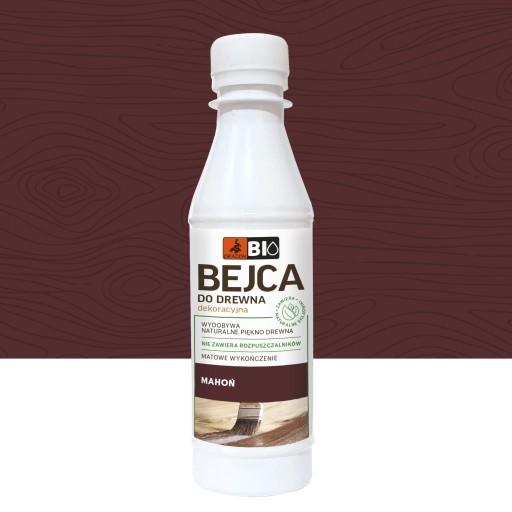 Dekoračná lazúra na drevo MAHAGÓN 200ml DRAGON BIO