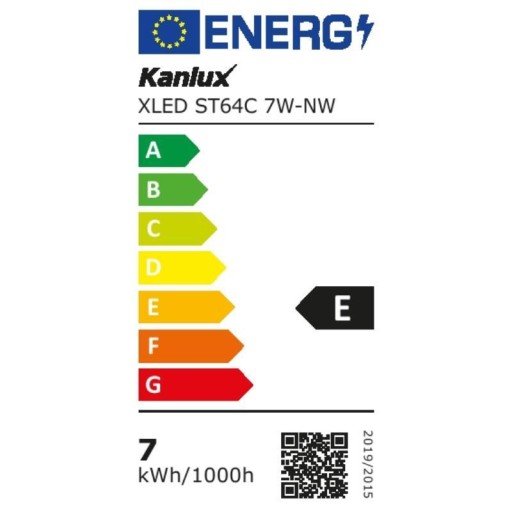 LED žiarovka XLED ST64C E27 7W NW